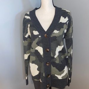 Camouflage Cardigan